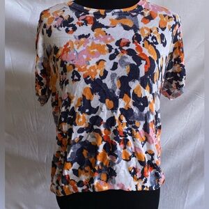 Daniel Rainn Abstract Floral Print Sweater